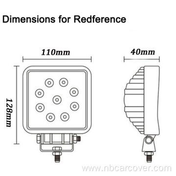 LED Work Light Driving Lamp for Car Trucks